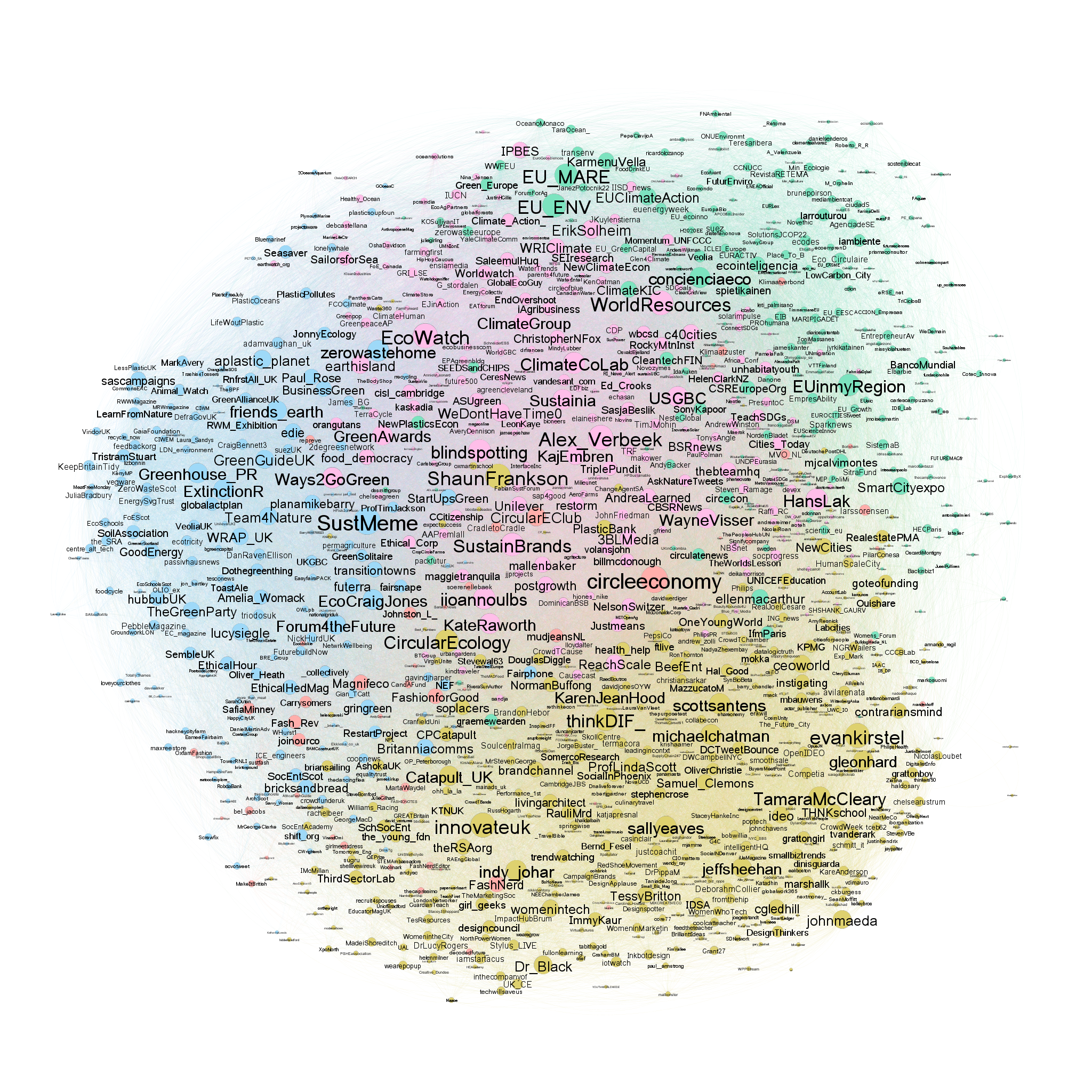 Twitter ego-network